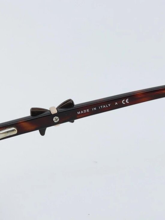 CHANEL Glasses metal Brown CC Auth BAZ296 main image 5